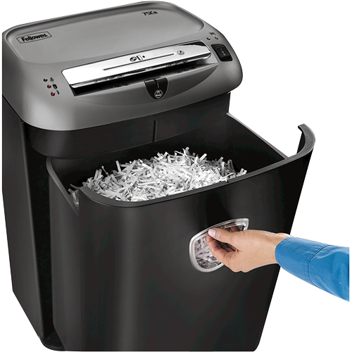 The image of Fellowes Powershred 75CS Cross Cut Shredder with Pull Out Bin