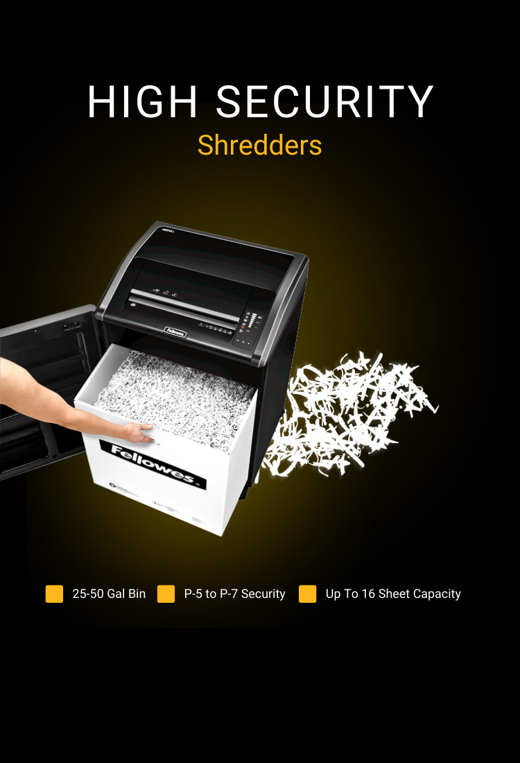 Industrial Paper Shredders, High-Capacity Equipment