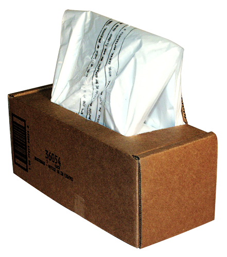 Fellowes Shredder Maintenance Bundle - Waste Bags 20 Gallon, 2 Boxes (50 Bags Per Box) with Shredder Oil, 6 Bottles, 12 Oz. Each