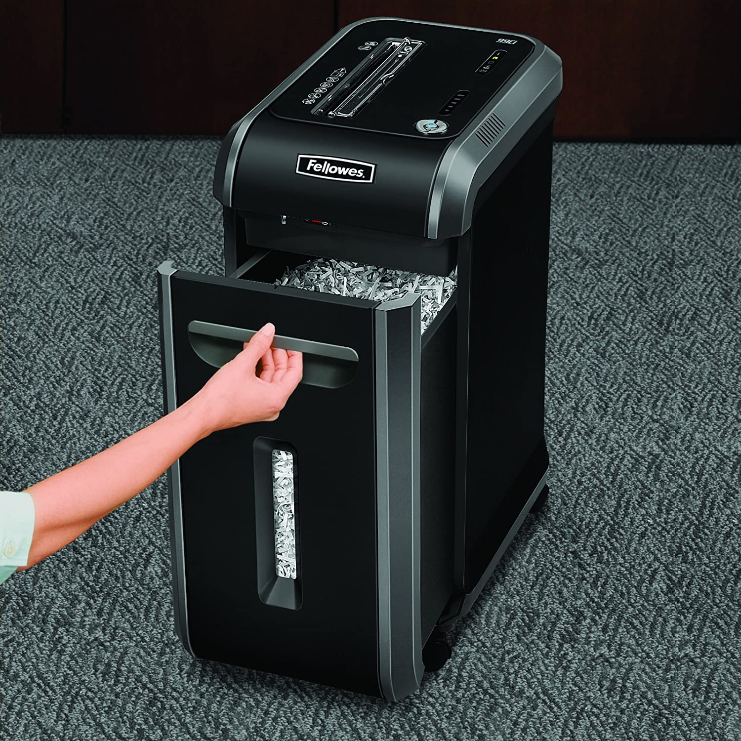 The image of Fellowes Powershred 99Ci Cross Cut Shredder with Pull Out Bin
